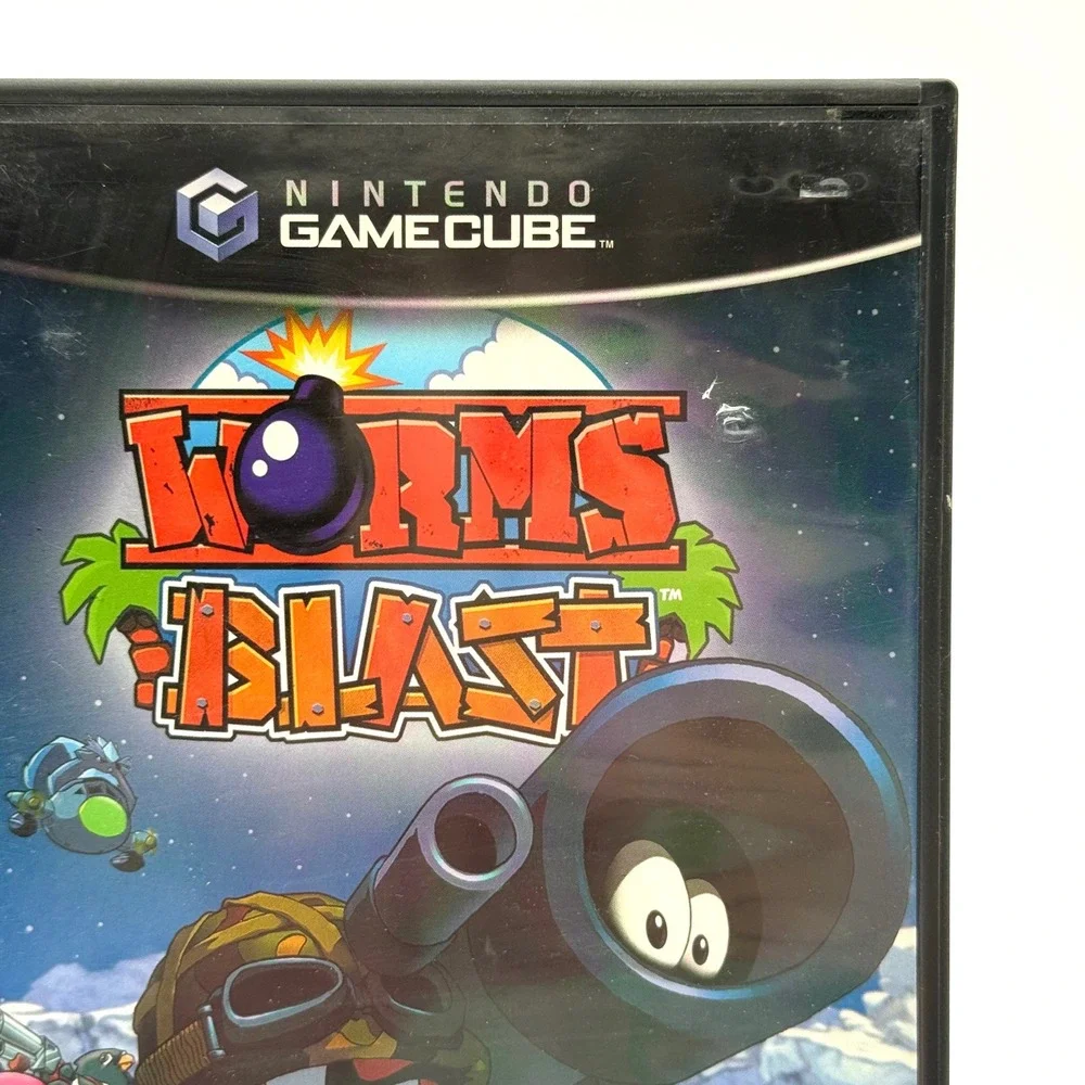 Worms Blast Nintendo GameCube 2002 Complete CIB Video Game